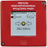 Button of the PPWP-A fire breaker without a hammer 2xLED green / red (FIRE)